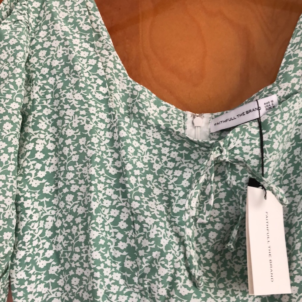 Faithfull the Brand Agathe Mini Dress Ditsy M - Picture 3 of 7